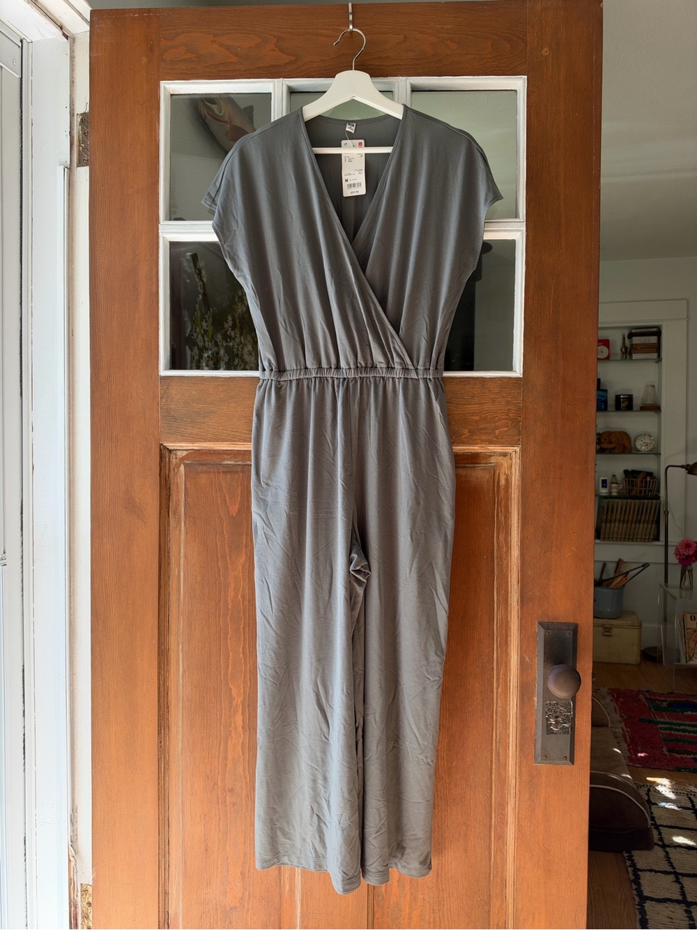 Uniqlo Sage Green Jumpsuit